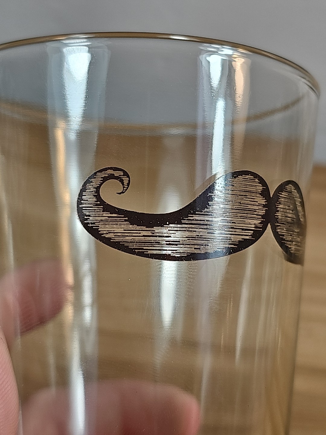 HTF Olde Frothingslosh Mustache Beer Glass