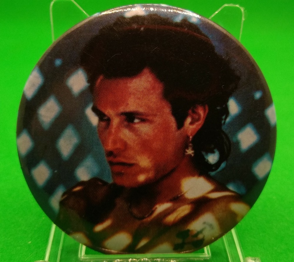 2.25" Vintage Adam Ant Strip Pin Button Pinback 1980s