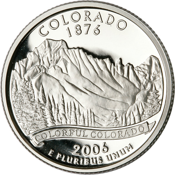 2006 S COLORADO PROOF  STATE QUARTER