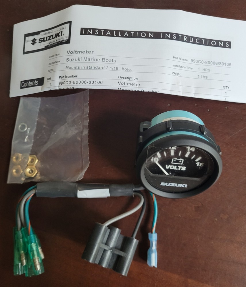 Suzuki 2″ Voltmeter 990C0-80006