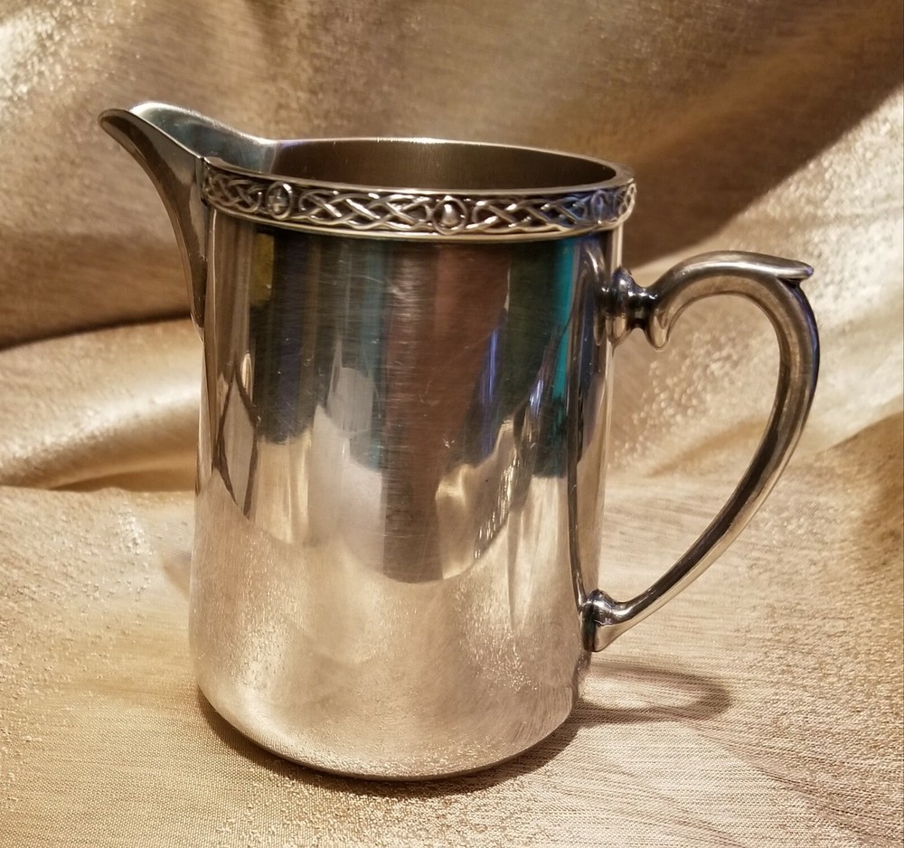 Vtg 1950's EPNS Silver Plate pitcher Creamer 4"