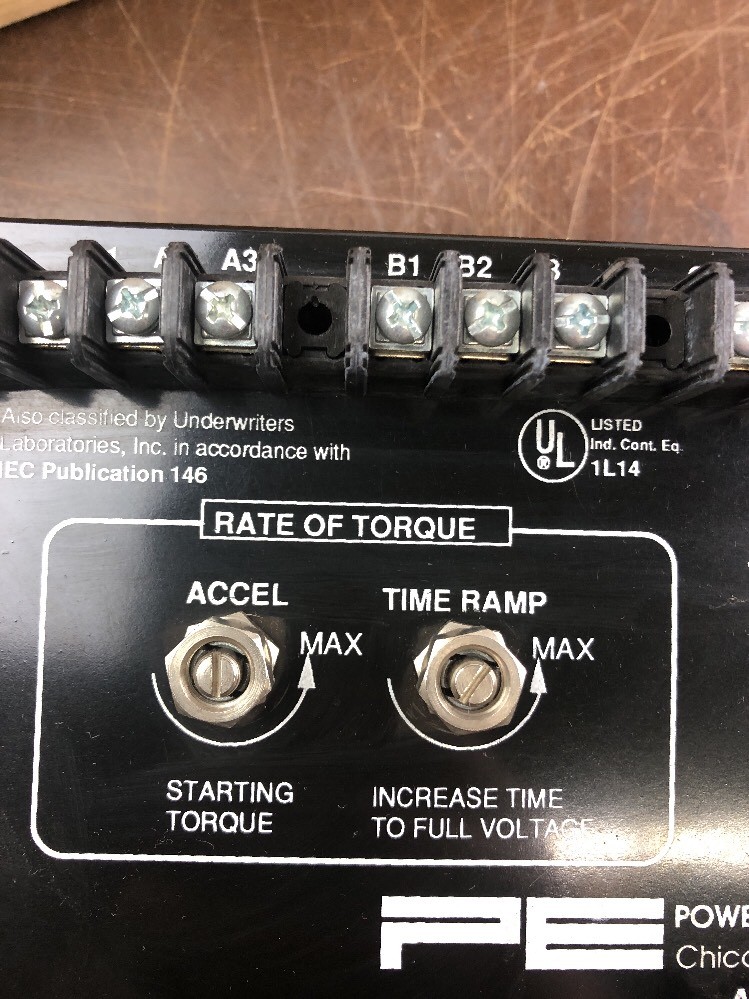 Power Electronics E6046-1B Single Speed Soft Start Reduced Torque Control L365