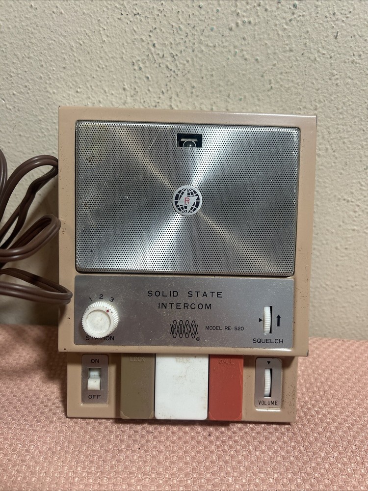 Vintage Ross RE-520 Intercom Solid State