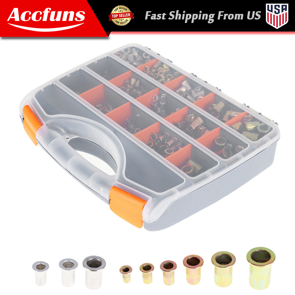 M3-M10 900Pcs Rivnut Tool Rivet Nut Kit Nut Setter Thread Setting Nutsert