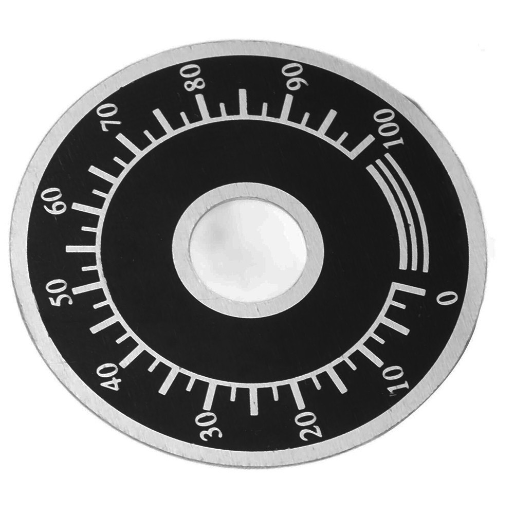 10pcs Potentiometer Knob Replacement Dial Plate for Variable Transformer
