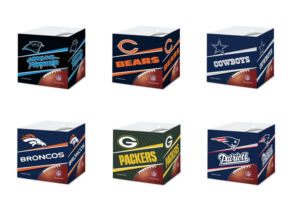 NFL Sticky Note Cube Pad - Pick Your Team