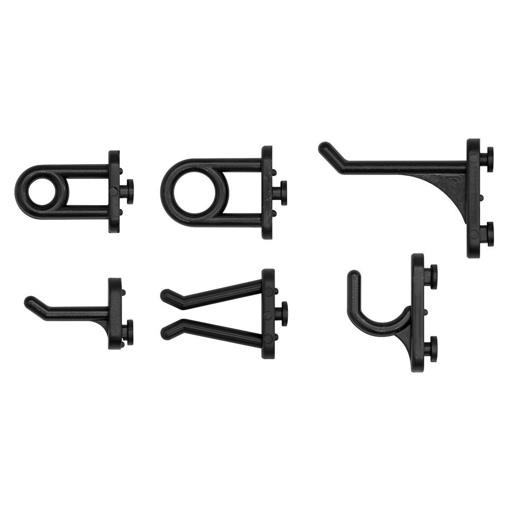 Siegen Hook Assortment Composite Pegboard 30pc Storage Wall Hanging Garage