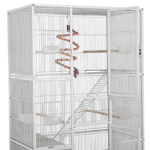 69 Inch Extra Large Cage for Small Animals Bird Cage Parrot w/ Detachable Stand