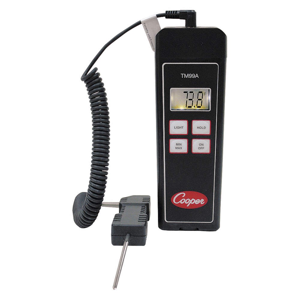 COOPER ATKINS TM99A Thermistor Thermometer, Phone Plug 33HP78