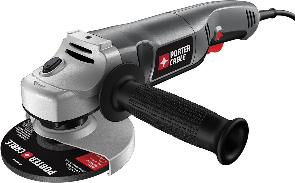 Electric Angle Grinder Tool 4-1/2-Inch 7.5-Amp Adjustable Side 3-position Side