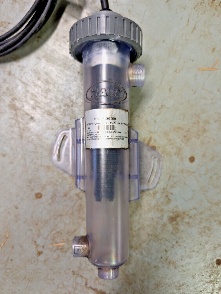 HACH 9180100 Flow Cell Assembly for 1" NPT Sensor