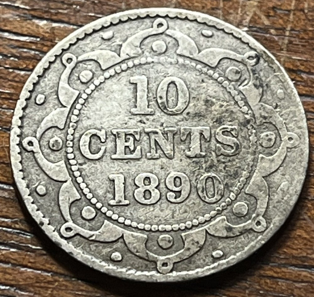 1890 Newfoundland 10 Cent
