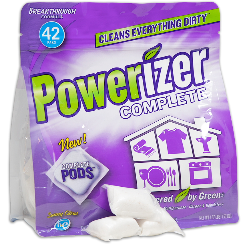 Powerizer Complete Subscription Powder Detergent & Multipurpose Cleaner | Plant-
