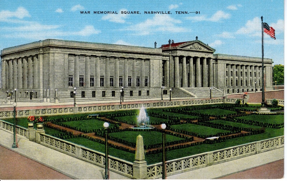 WAR MEMORIAL SQUARE, NASHVILLE, TN  - PC2337