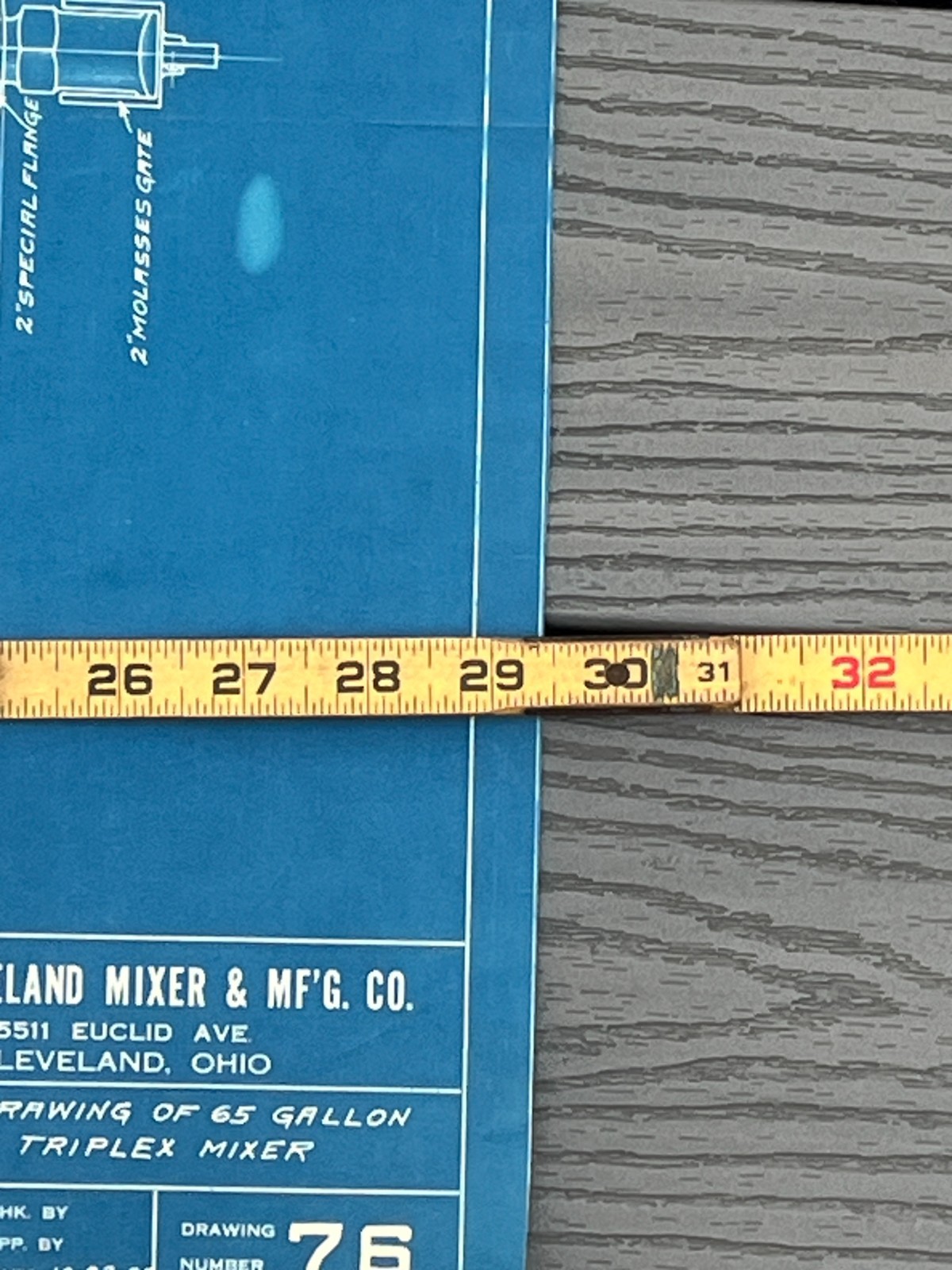 Lot 7 Vtg Industrial Blueprints Champion Paper Dorr Blue Print Cleveland Adka