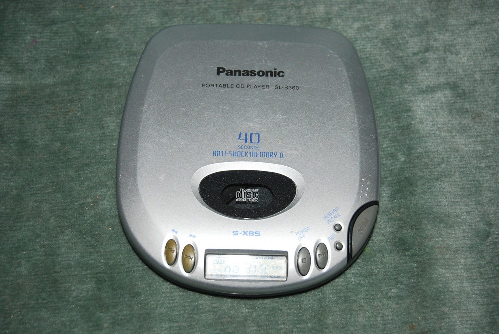 Panasonic SL-S360 Portable CD Player TESTED & WORKING