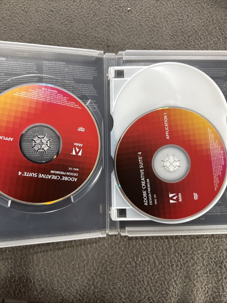 Adobe Creative Suite 4 CS4 Design Premium For MAC Full Retai DVD Version