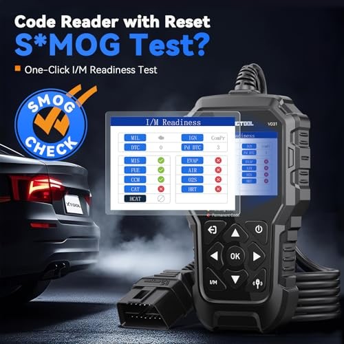 Car Code Reader VD31, OBD2 Scanner with Car Key Battery Tester, OBD2 Scanner