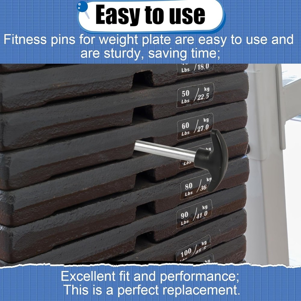 Weight Stack Pin Locking Space Universal Selector Loading Pin for Home Gym Ex...