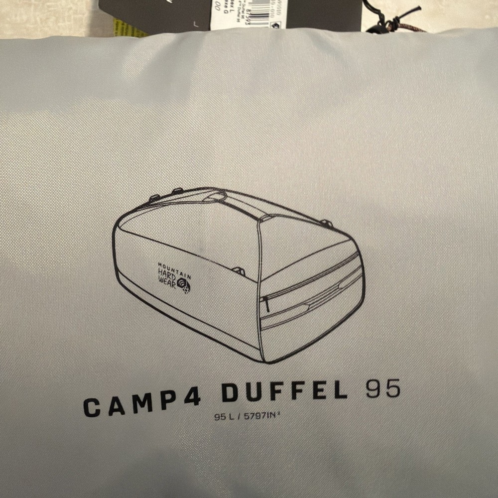 Camp 4 Duffel 95, Black, Large