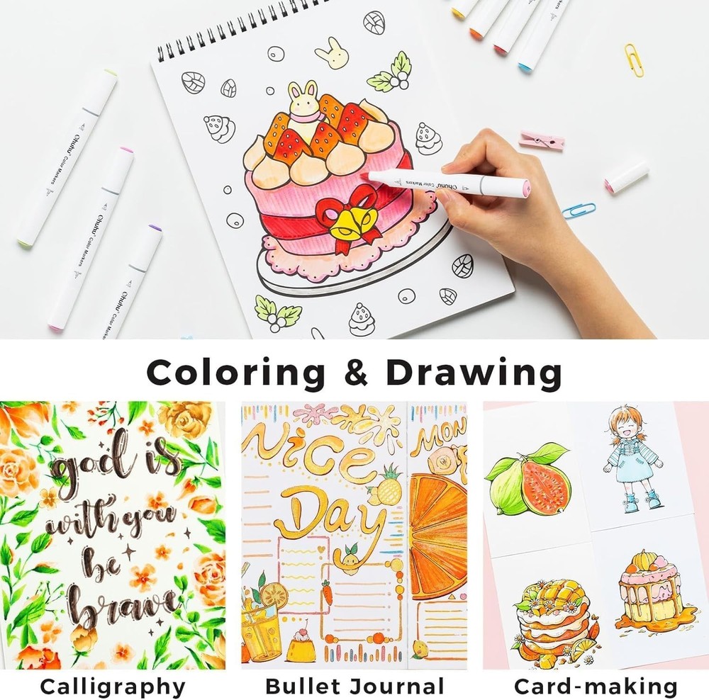 Non-Toxic Water-Based Coloring Markers Set