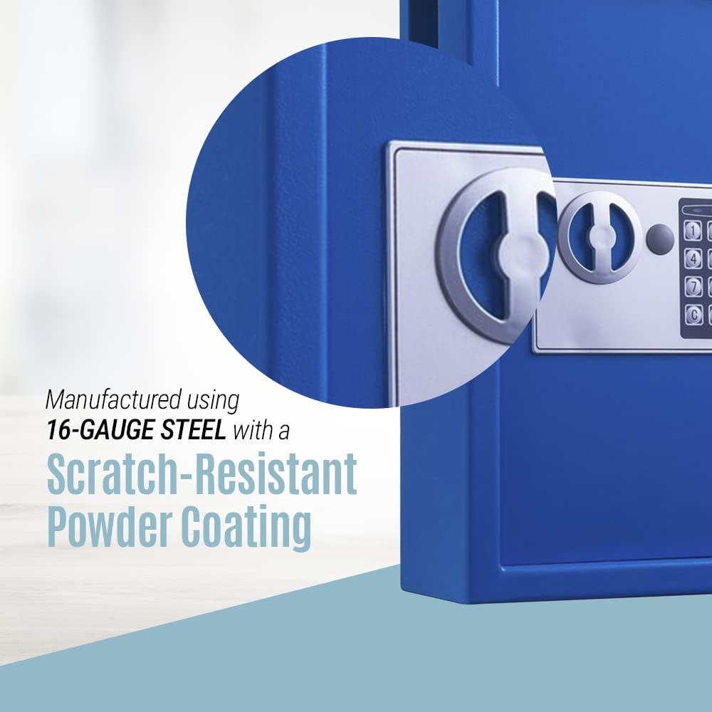 Key Holder Wall Mount - 40-keys Lock Box with Code, Key Cabinet Wall Mount, V...