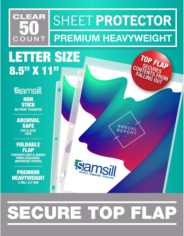 Secure TOP Sheet Protector Family