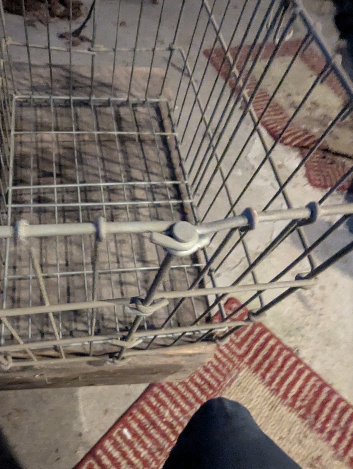 Vintage Schwinn Approved Folding Wire Bicycle Basket/Rack