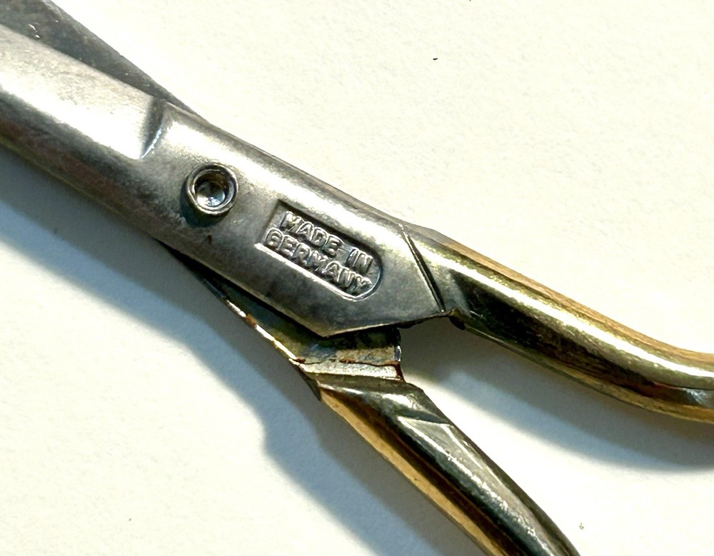 Vintage Sewing Kit German Scissors