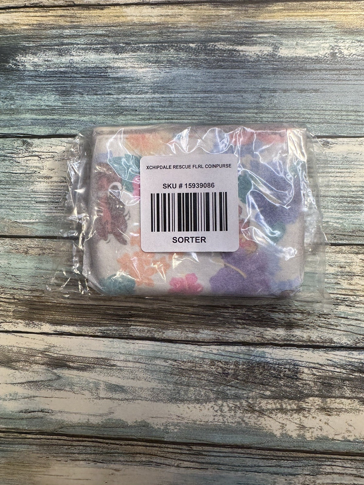 NEW Disney Loungefly Chip & Dale Coin Purse Rescue Rangers Hawaiian Zip Pouch