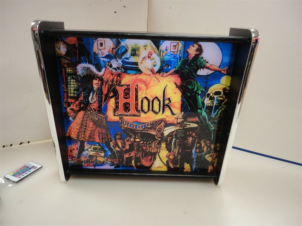Hook Pinball Head LED Display light box