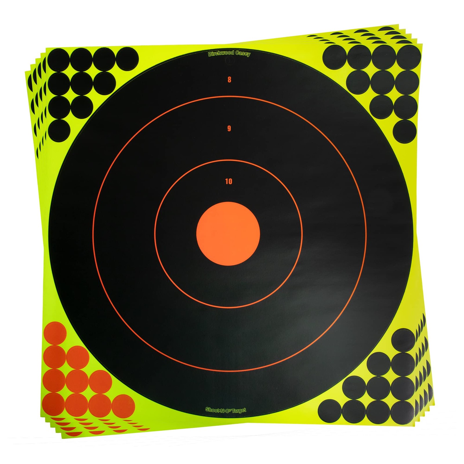 Birchwood Casey 34185 Shoot-N-C 17.25" Bull's-Eye Reactive Targets -5 Targets,