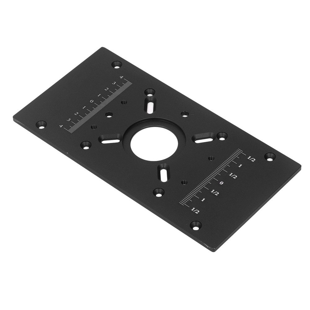 Router Table Insert Plate Lift System Base Board Accessory For Woodworking Black