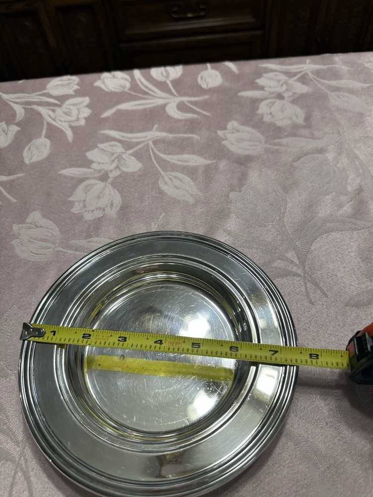 Vintage Silver Oneida Covered Dish Silverplated Butter/Cheese No Glass Insert