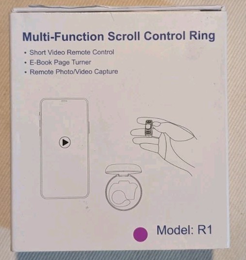 Multi-Function Scroll Control Ring - White New