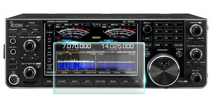 Crystal Clear Screen Protector for Icom IC-7610