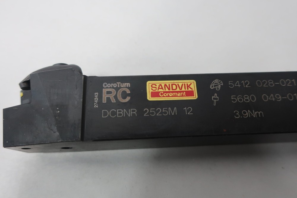 Sandvik DCBNR 2525M 12 Shank Tool
