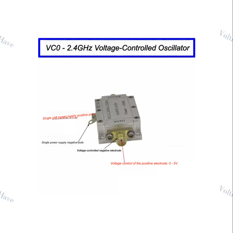 VCO-2.4GHz Voltage Controlled Oscillator Cavity Version 6dbm Output RF Module