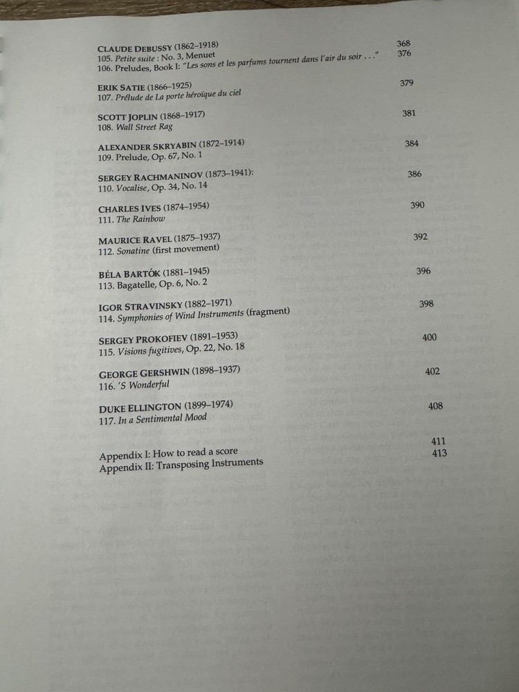 Mostly Short Pieces, An Anthology For Harmonic Analysis, Instructors Copy