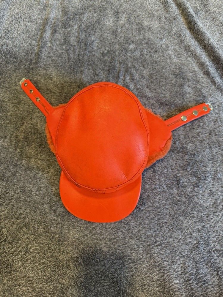 Bright Orange Ski Hat Size 7 5/8