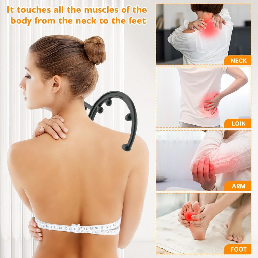 Massage Trigger Point Cane Muscle Release Tool Self Massages Hook Cane Full Body