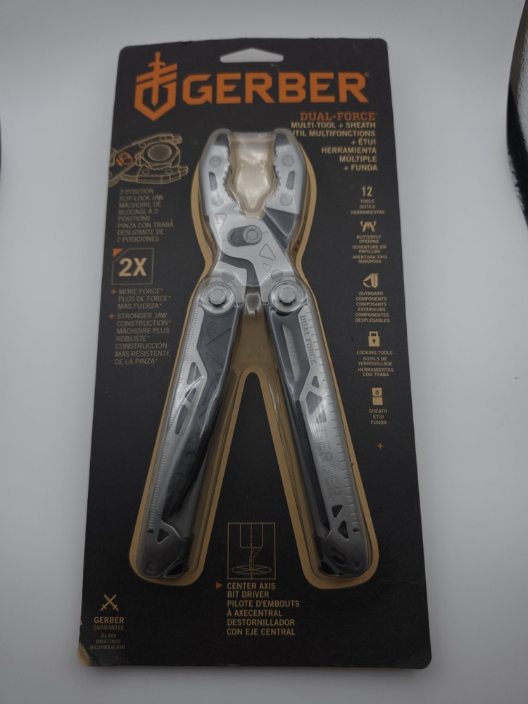 Dual Force Multi-Tool - Black/Silver + sheath 31-003586