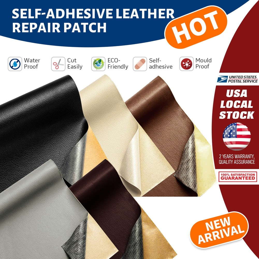Leather-Repair-Patch Self-Adhesive Leather Refinisher-Cuttable Sofa Repair-Patch