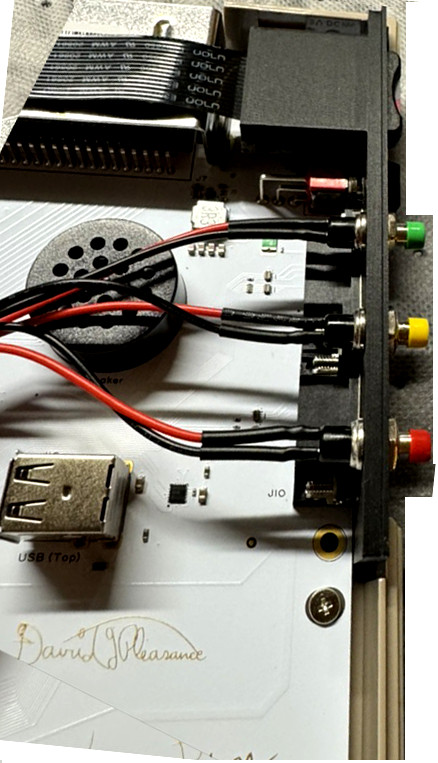 CCOMMODORE 64 ULTIMATE Side Panel (Complete) MicroSD-Reset-Menu-Freeze