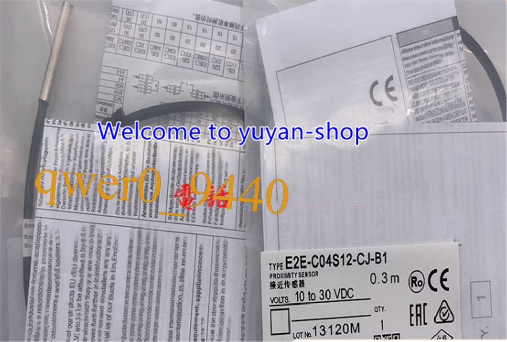 1PCS NEW FOR OMRON E2E-C04S12-CJ-B1 Proximity Switch Sensor #T9630 YS