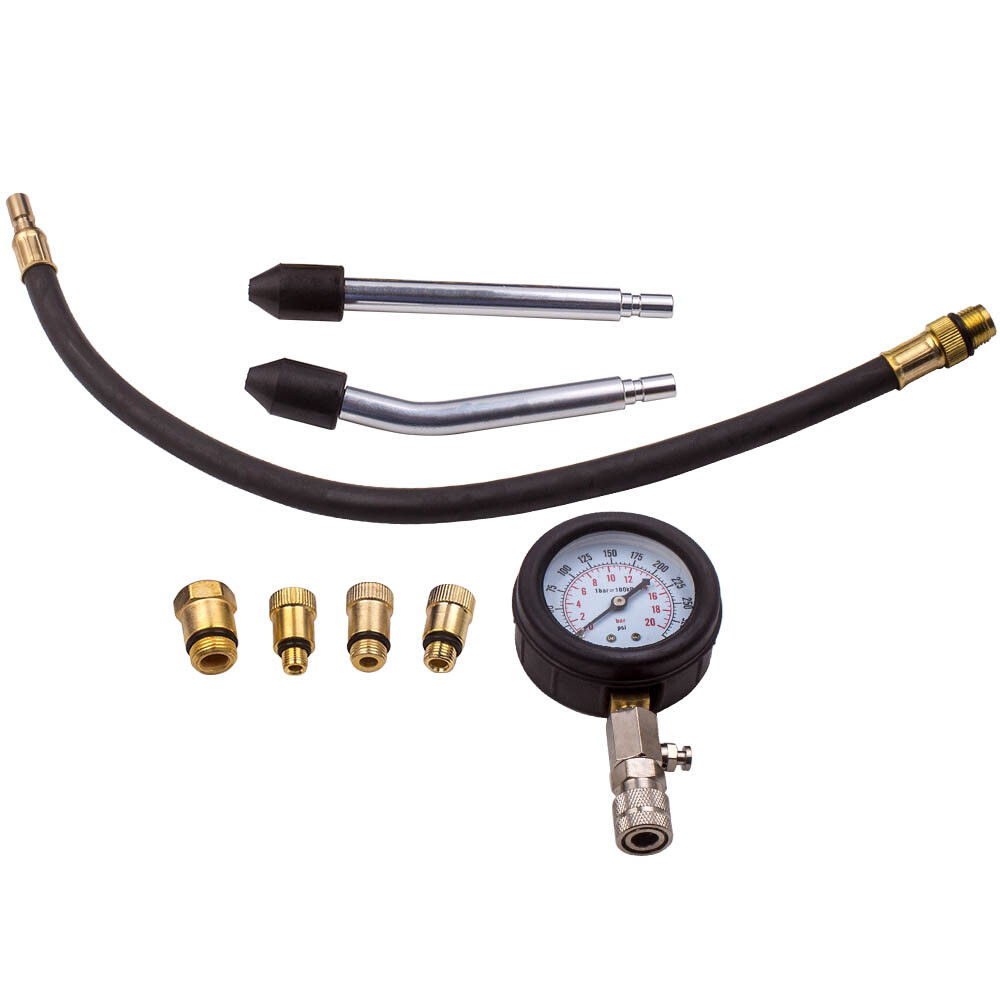 Spark Plug Cylinder Compression Tester Test Kit Measuring Tool