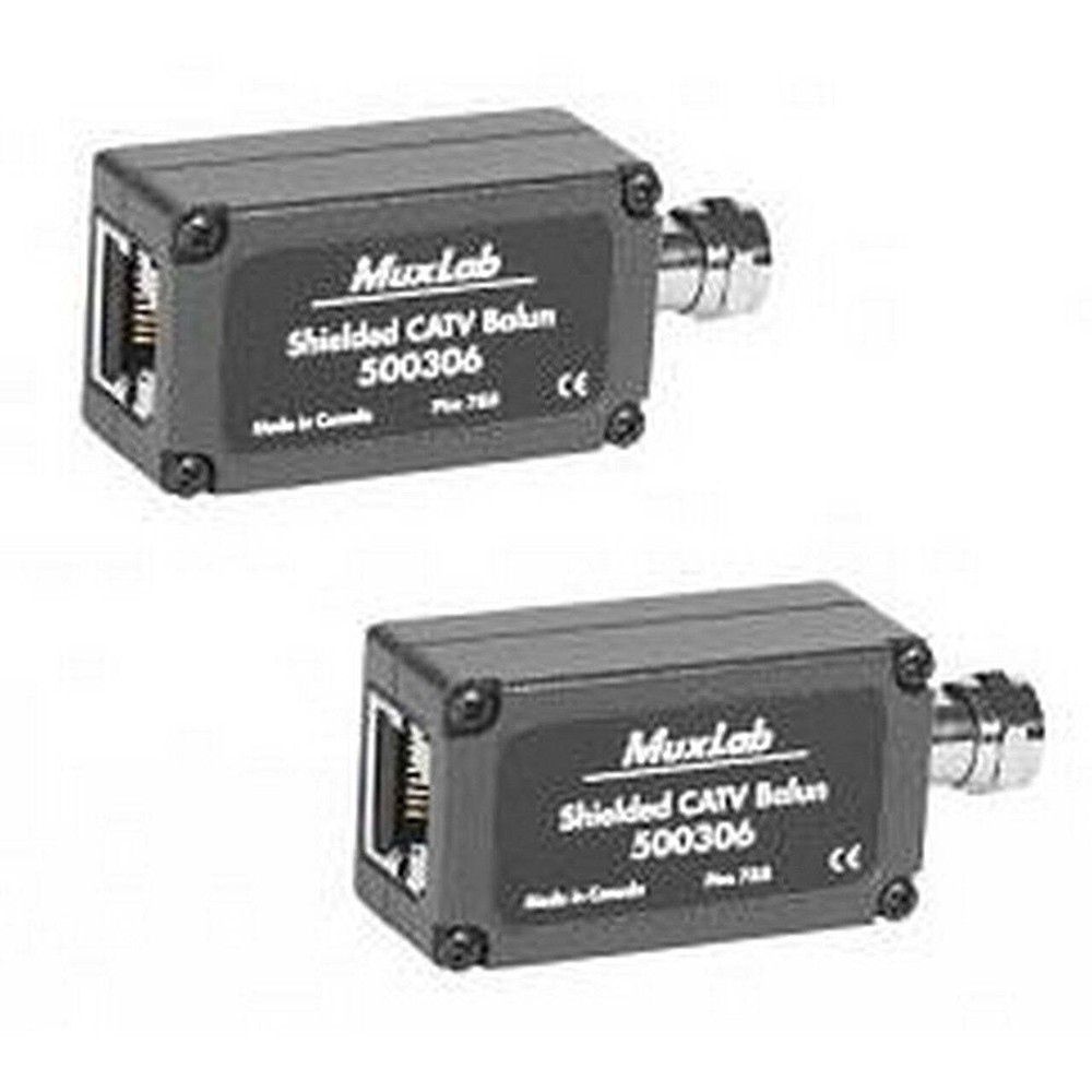 MuxLab 500306-2PK 2 Pack Shielded CATV Balun