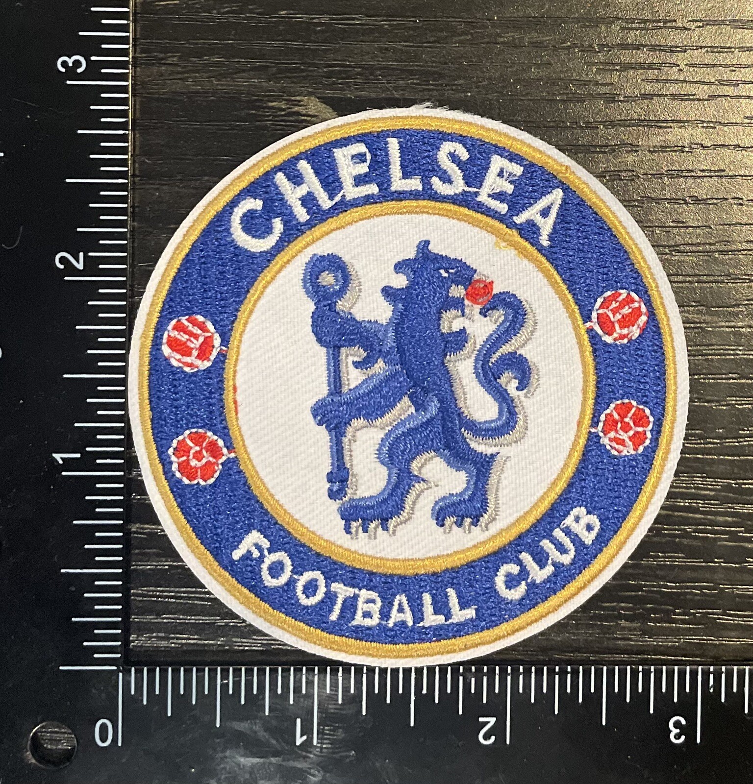 CHELSEA FC IRON ON EMBORIDERED PATCH. EPL ENGLISH PREMIER LEAGUE SOCCER