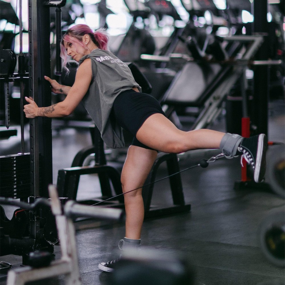 UPPPER Ankle Straps for Cable Machines Pair – Double D-Ring, Adjustable, Padd...