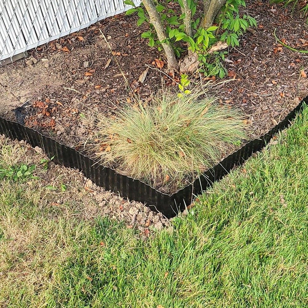 2pcs 30ft Garden Landscape Edging Border Lawn Edging Border Fence Yard Patios